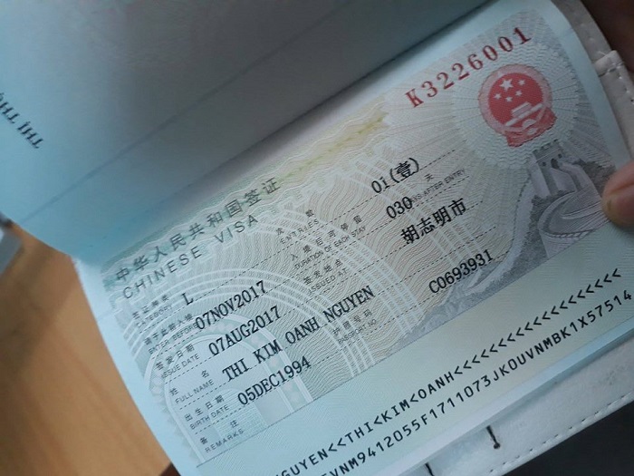 kinh nghiệm xin visa Trung Quốc trong ba ngày