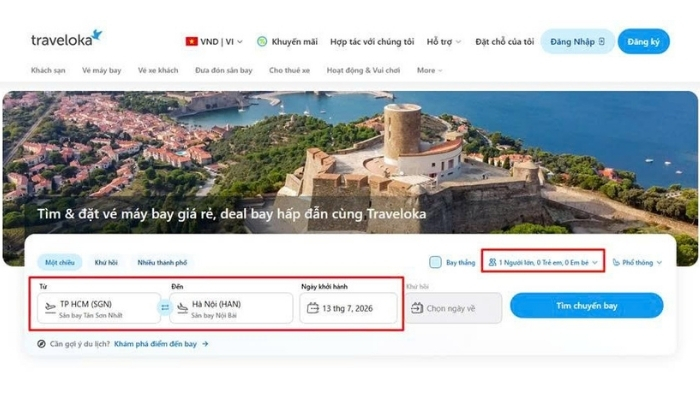 Xác định lịch trình trước khi đặt vé máy bay online