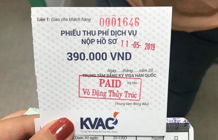 Visa multiple Hàn Quốc 