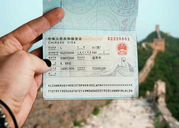 lưu ý khi xin visa trung quốc sau khi trượt