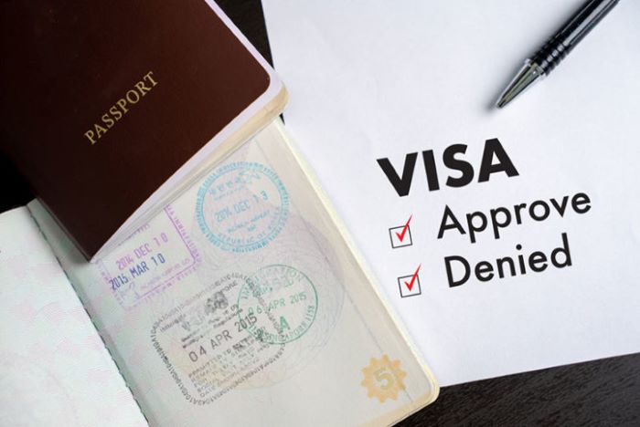 Điền thông tin vào mẫu sẵn cho việc xin visa Áo