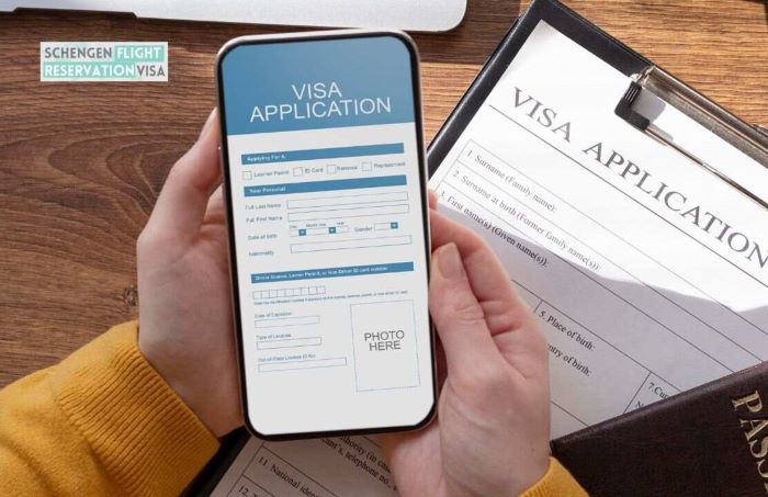 Có thể điền vào tờ khai làm visa để xem xét nhập cảnh vào Hà Lan